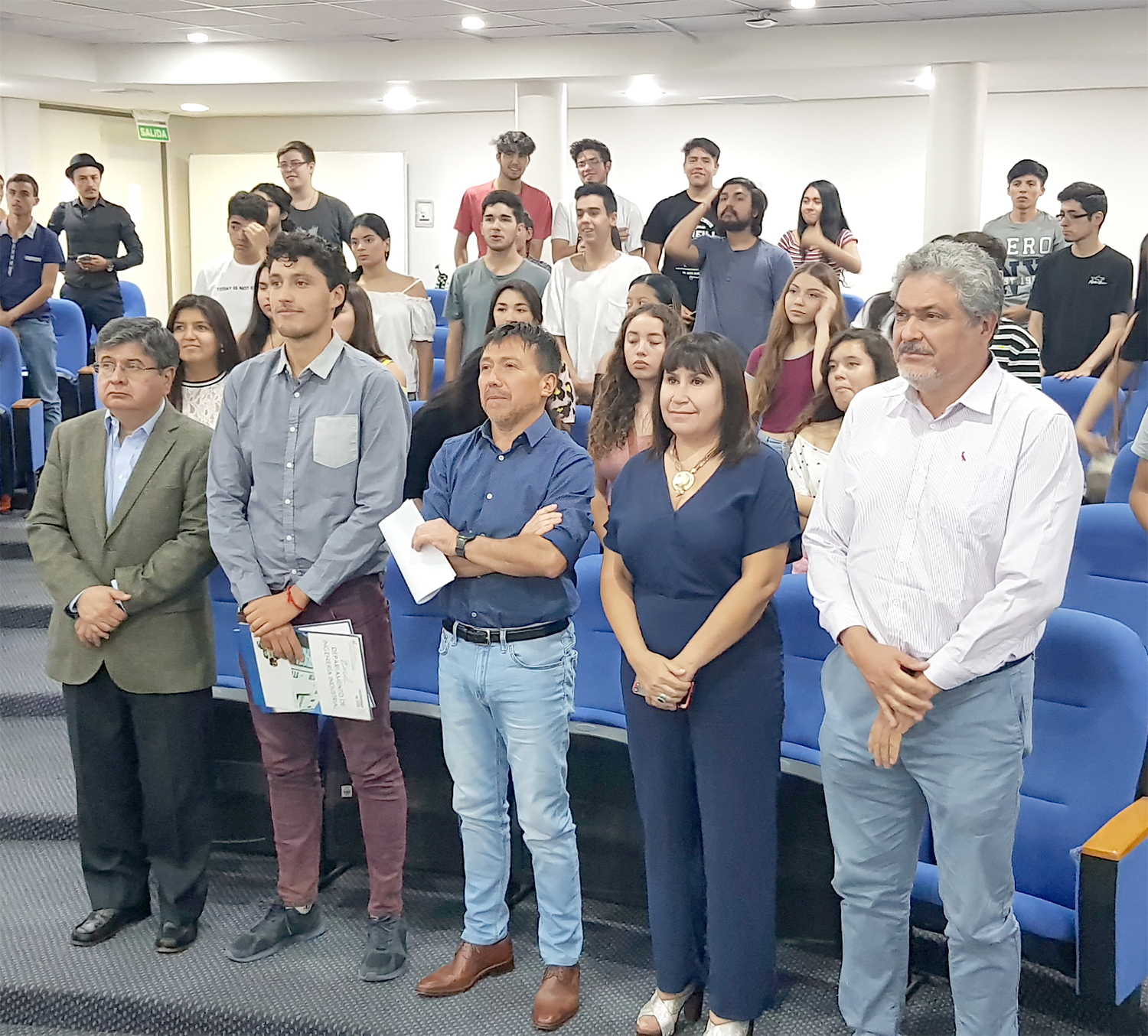 Bienvenida a nuevos estudiantes de jornada diurna del Departamento de Ingeniería Industrial
