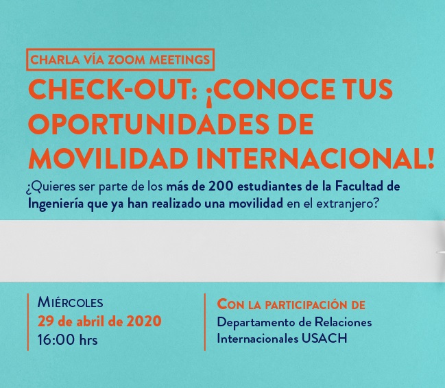 Charla check-out: Oportunidades de movilidad internacional para ingenier@s