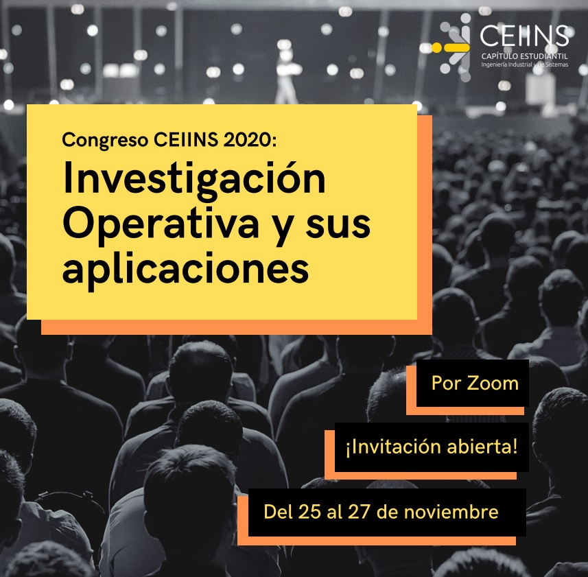 Invitación Congreso IO 25 al 27 Noviembre 2020
