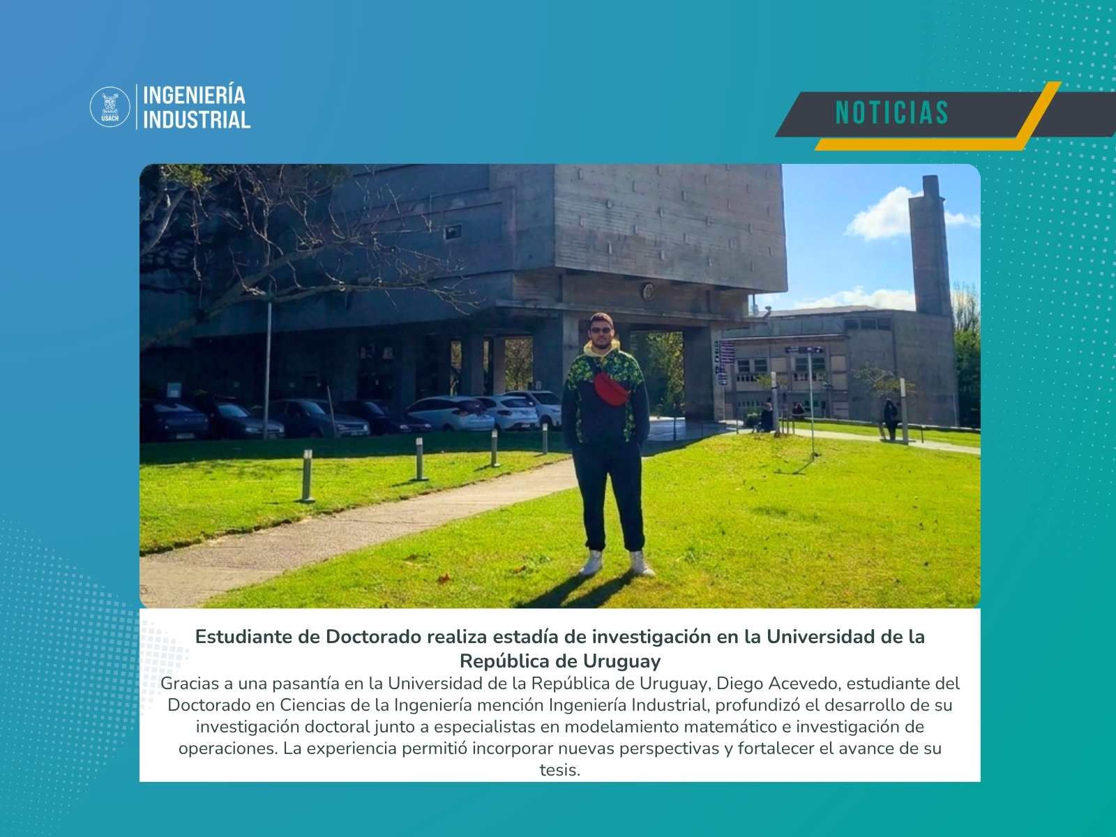 Estudiante de Doctorado realizó pasantía de investigación en la Universidad de la República de Uruguay