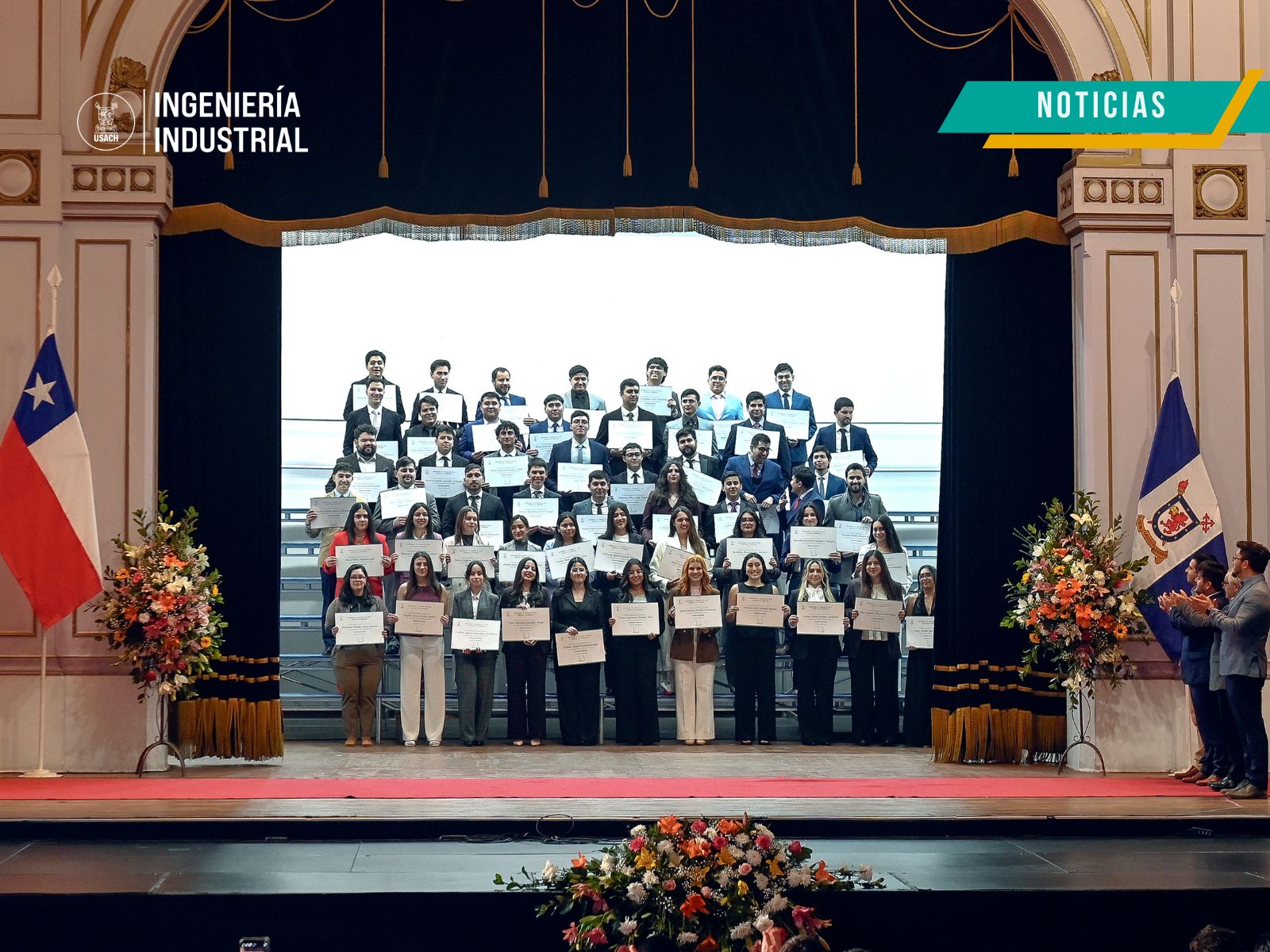 Ingeniería Industrial USACH celebró la titulación y graduación de una nueva generación de profesionales