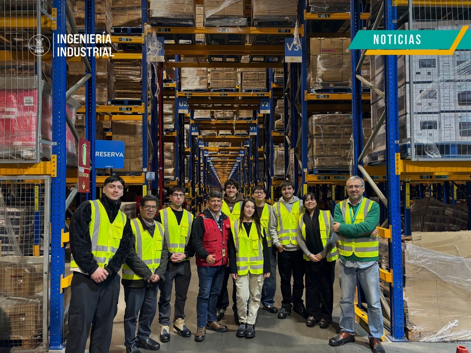 Estudiantes de Ingeniería Industrial fortalecen su formación con visita a Centro de Distribución de Walmart