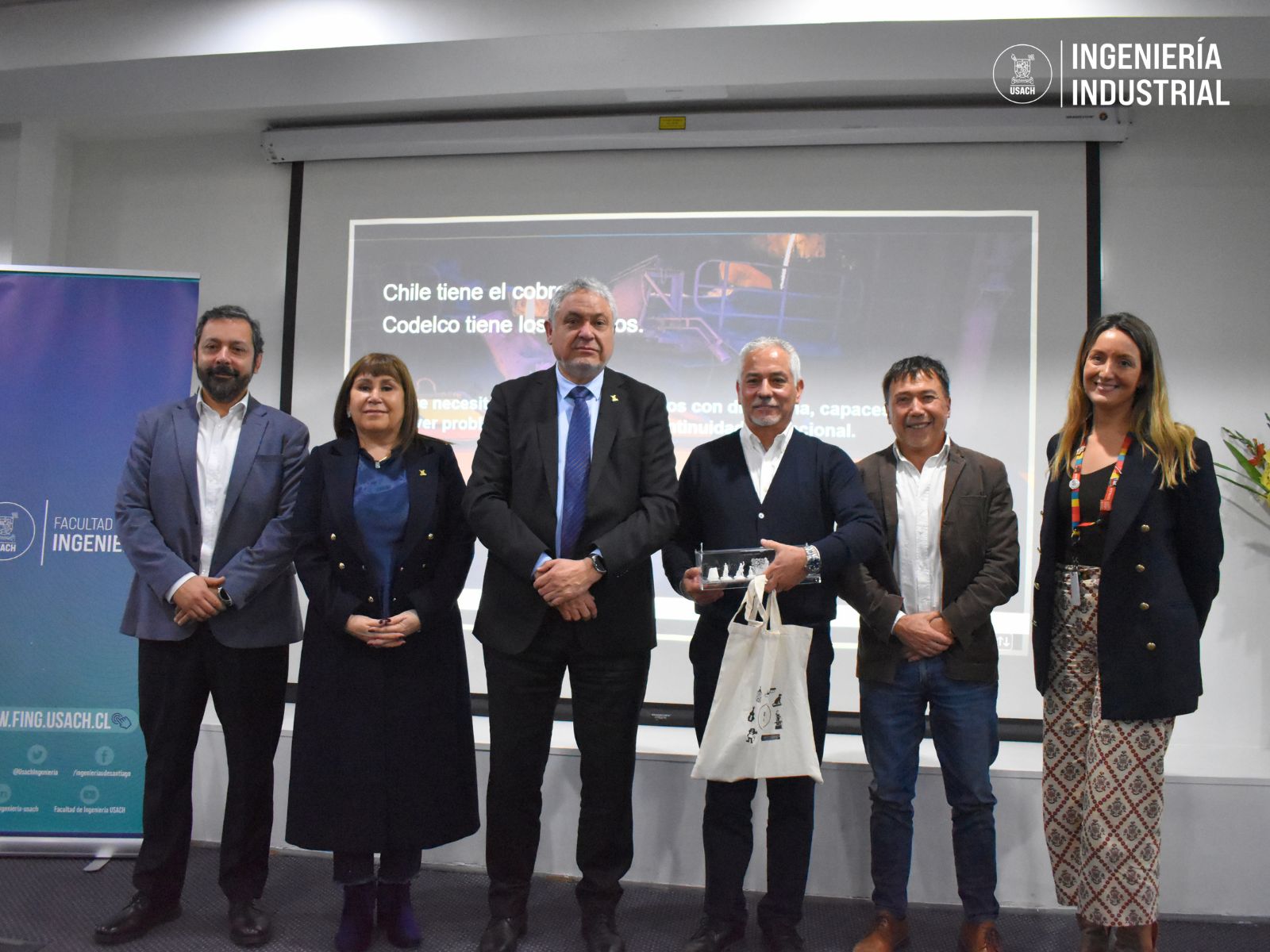 Charla de CODELCO abordó desafíos de la gestión de activos y fortaleció vinculación con la Universidad de Santiago de Chile